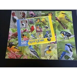 Springbok Puzzle 500 Piece Jigsaw Puzzle "Birds of a Feather"  USA Birds Nature